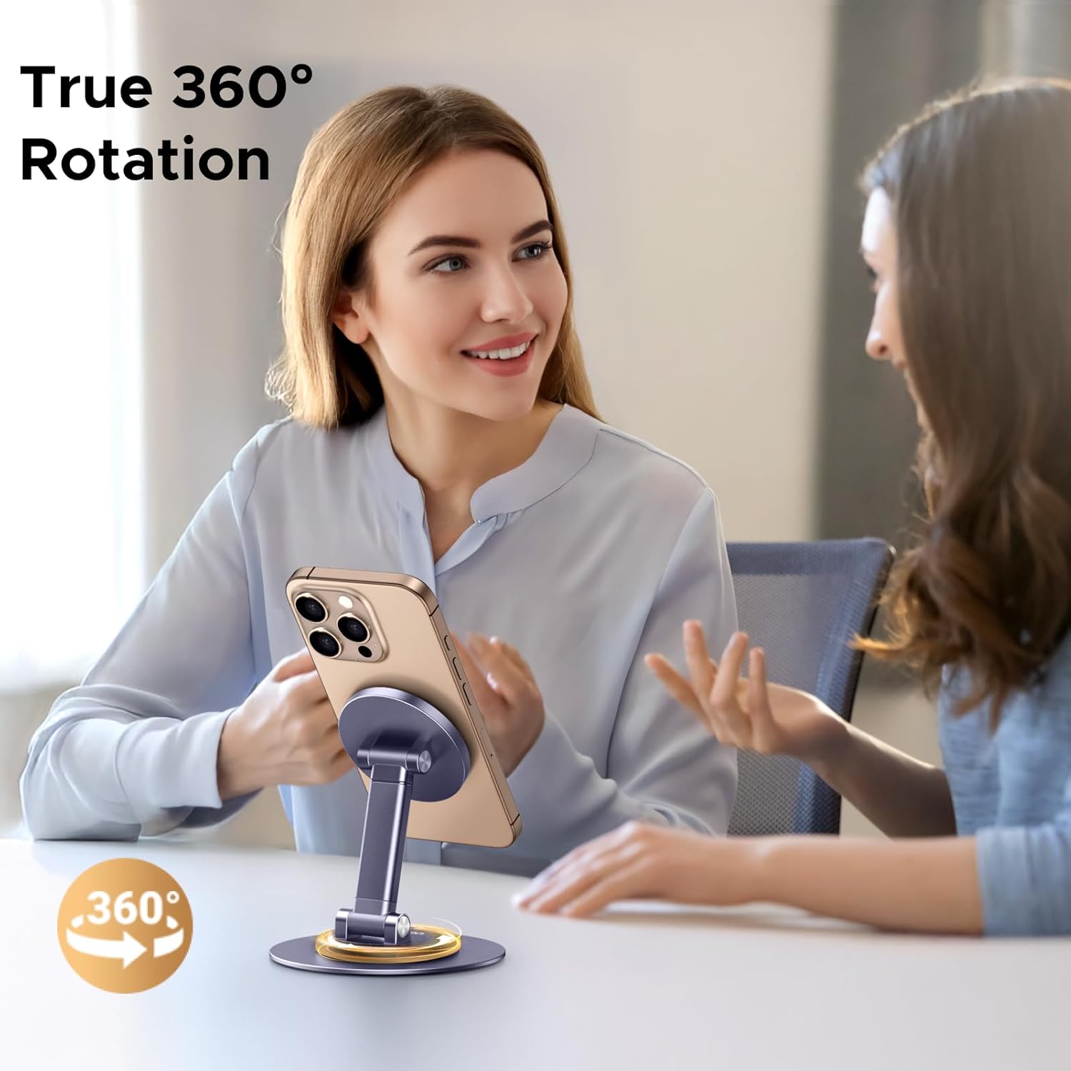 Buy UGREEN 65229 Magnetic 360° Rotation Phone Stand for MagSafe, Height Adjustable for iPhone 17 Air 16 Pro 15 Pro Max 14 Plus 13 12 Online in Pakistan - UGREEN PK