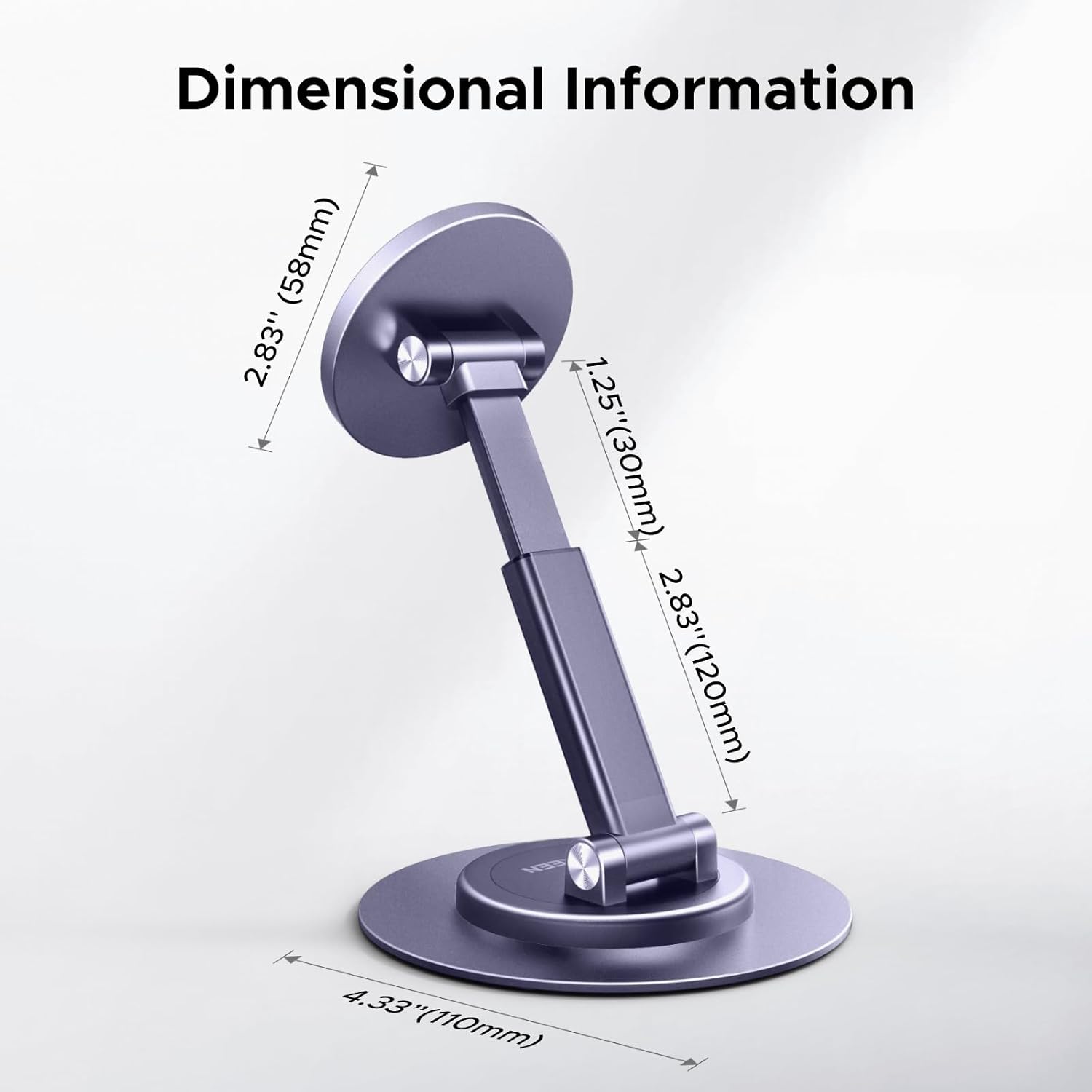 Buy UGREEN 65229 Magnetic 360° Rotation Phone Stand for MagSafe, Height Adjustable for iPhone 17 Air 16 Pro 15 Pro Max 14 Plus 13 12 Online in Pakistan - UGREEN PK