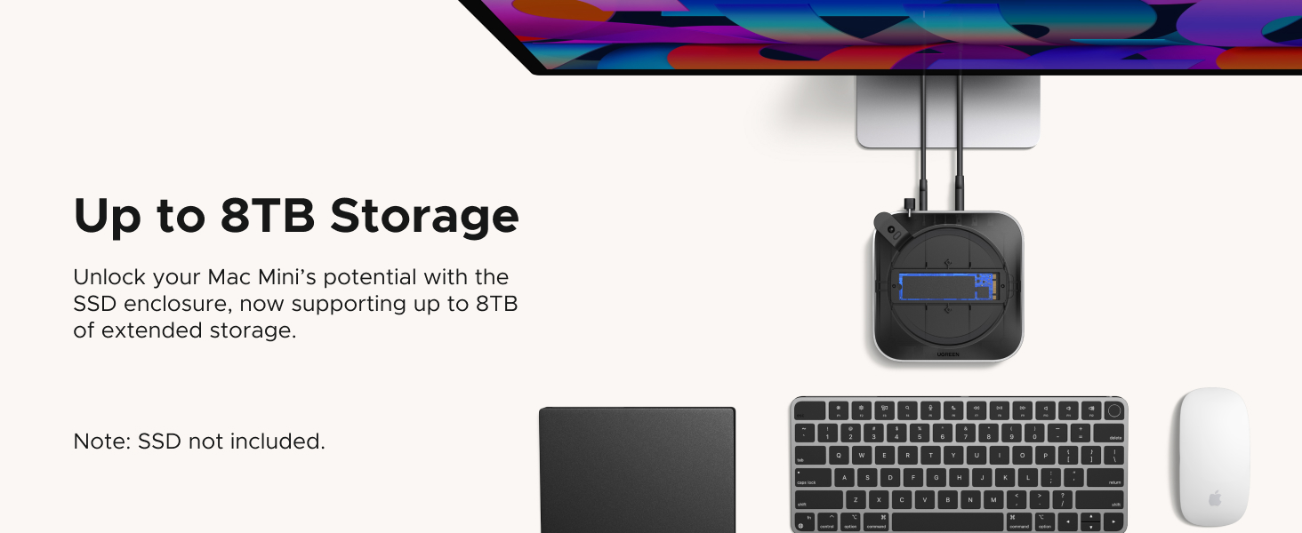 UGREEN 65487 Mac Mini Dock Price in Pakistan Buy UGREENย 65487ย Mac Mini M4 Dock & Stand with NVMe SSD Enclosure 11 in 1 Hub 003 Online in Pakistan - UGREEN PK