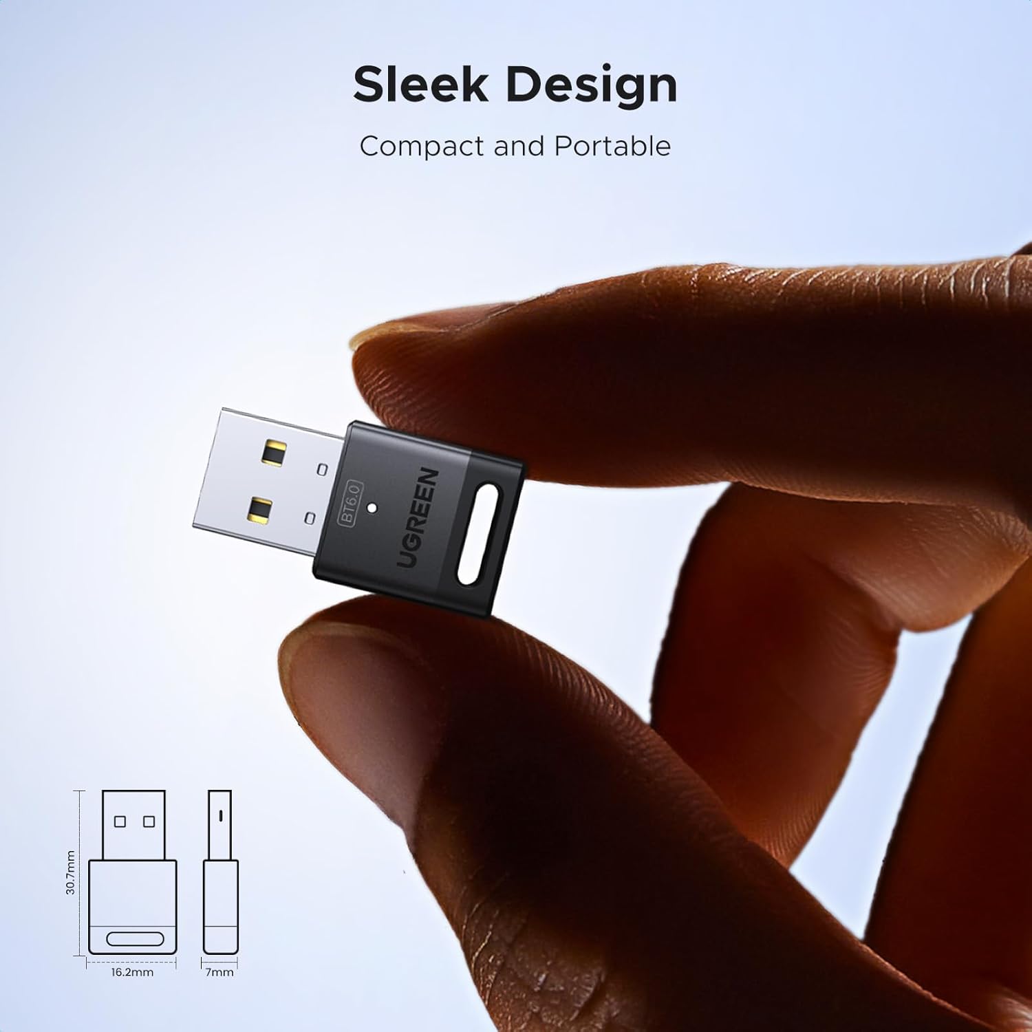 Buy UGREEN 75073 Bluetooth 6.0 Adapter USB Dongle for PC 07 Online in Pakistan - UGREEN PK