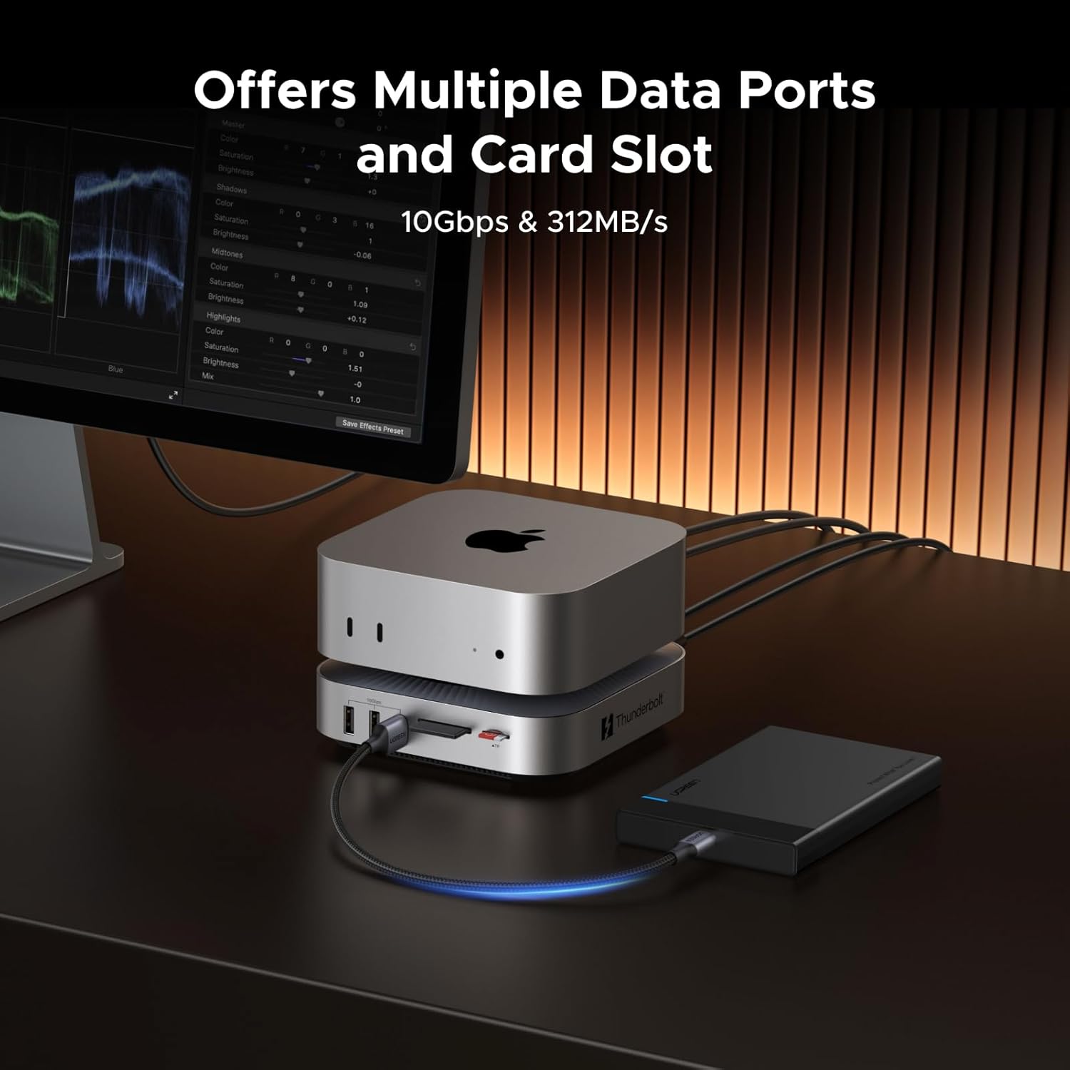 Buy UGREEN 85883EU Maxidok Thunderbolt 5 Docking Station 10 in 1 Revodok for Mac 06 Online in Pakistan - UGREEN PK