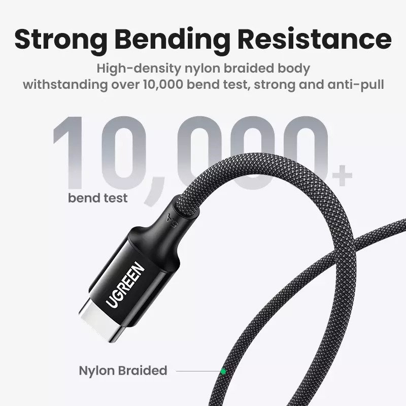 UGREEN 15267 USB-C to USB-C 100W Cable 1 Meter - UGREEN PK