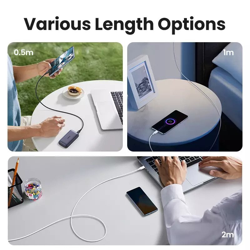 UGREEN 15267 USB-C to USB-C 100W Cable 1 Meter - UGREEN PK