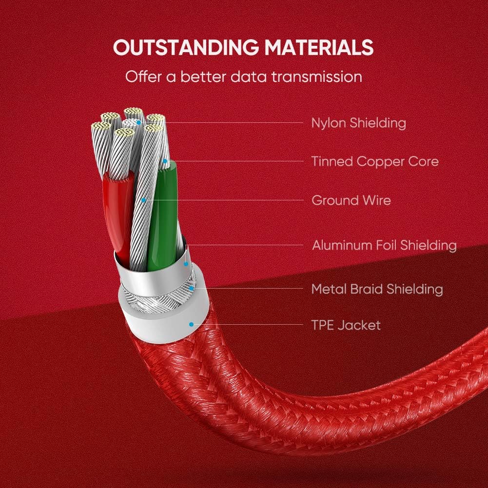 UGREEN US293 USB to Lightning Cable 1 Meter 2.4A - UGREEN PK