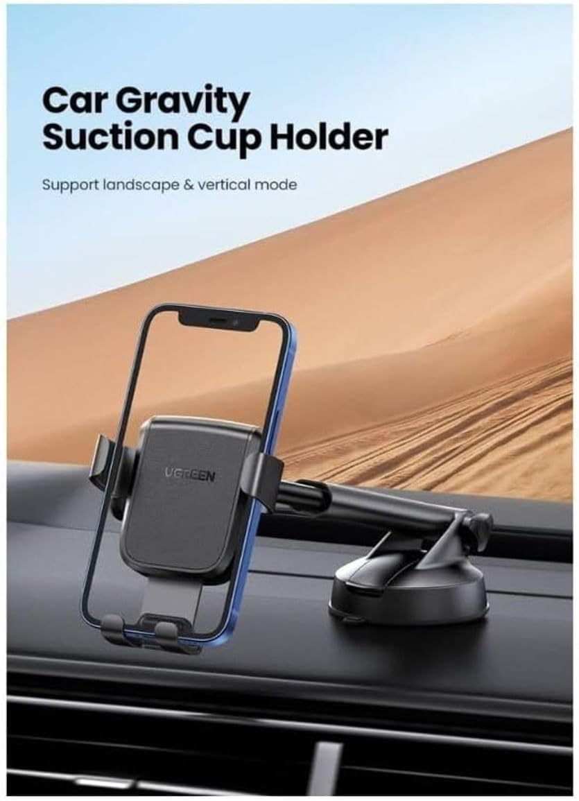 UGREEN 60990B Gravity Phone Holder Suction Cup - UGREEN PK